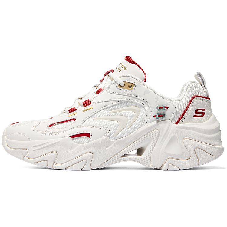 Skechers Stamina V3 Comfortable Synthetic Leather Low-Top Casual Shoes Men sneaker White 802019-OFWT 39.5