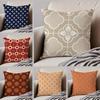Traditional Chinese Classic Patterns Cushion Cover Throw Pillow Cover Hidden Button Durable Polyester Chair Cushion