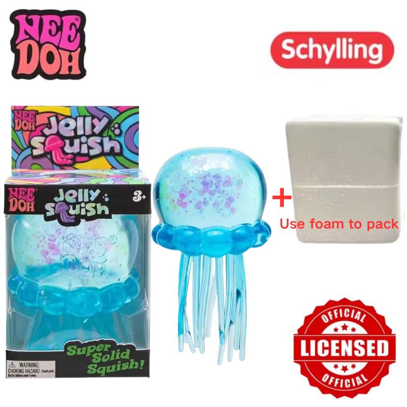 2026 Cute Nee Doh Jelly Hops Octopus Fidget Toy, Waterproof Water Play Sensory Toy, Great Gift for Boys and Girls