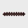 [TOAKNET] Large Wood Ball Clip Hairpin Brown