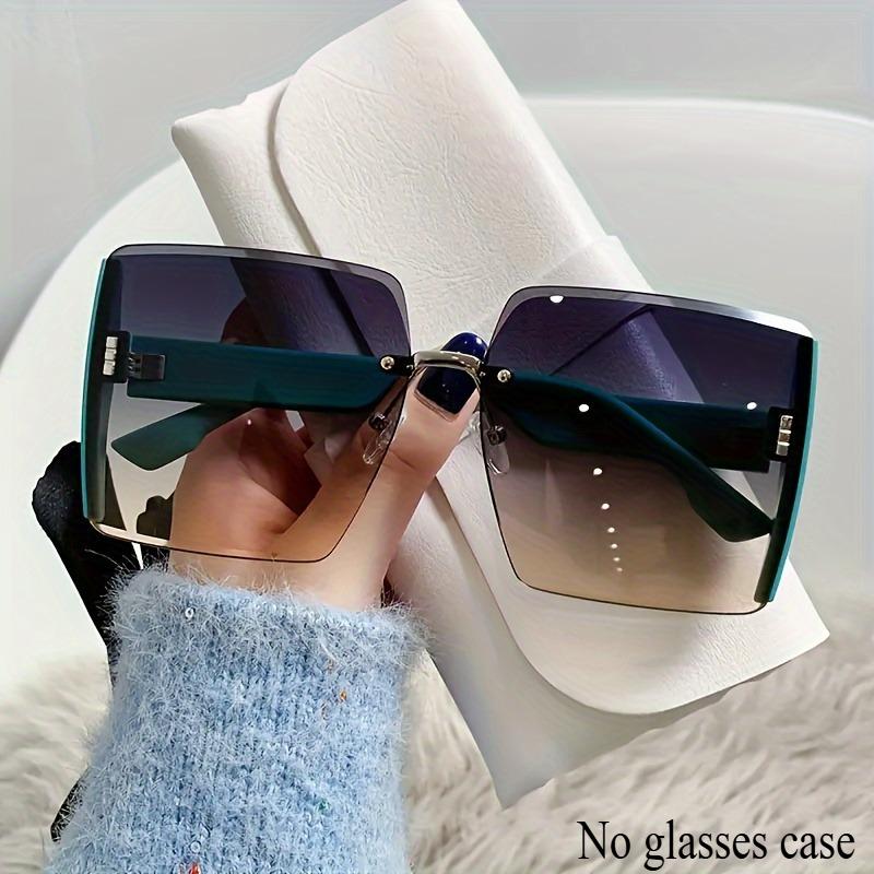 

Ретро квадратные очки Популярные очки с большой оправой Поляризованные очки Подходят для женщин