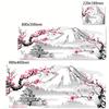 Sakura Scenery Mouse Pad Large AntiSlip Rubber Gaming Mousepad Durable Desk Mat Thick Seam Edge Suitable for Office and Gaming
