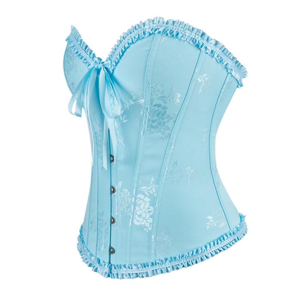 Corset Tops For Women, Bustier Shapewear Lingerie, Lace Waist Push Up Bodysuit