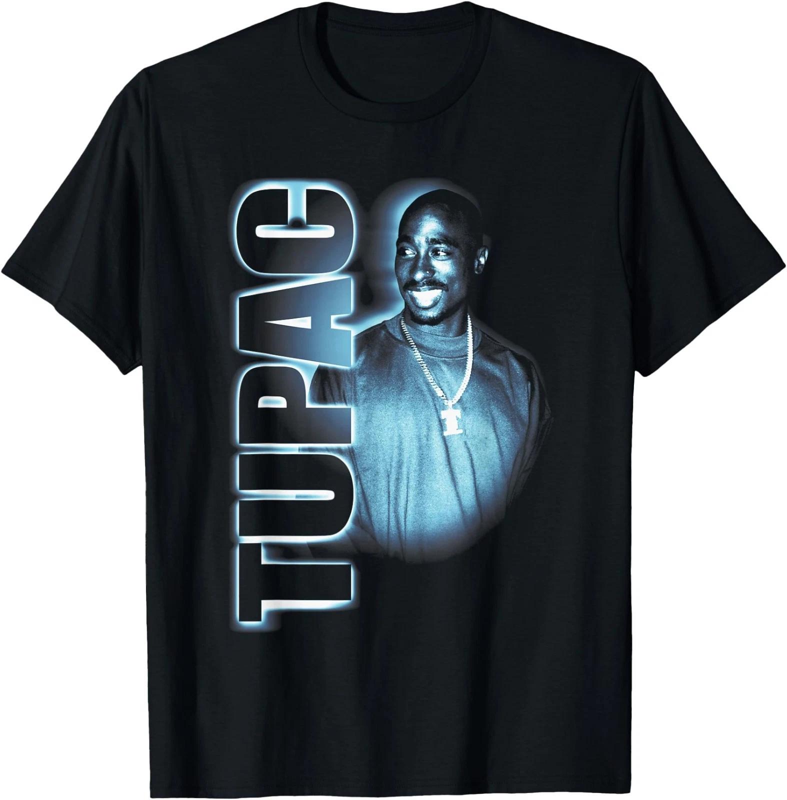 Official Tupac Glowing Photo T-Shirt 3XL