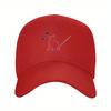 Cat And Butterfly Baseball Cap Minimalist Graphic Adjustable Polyester Sun Hat for Unisex