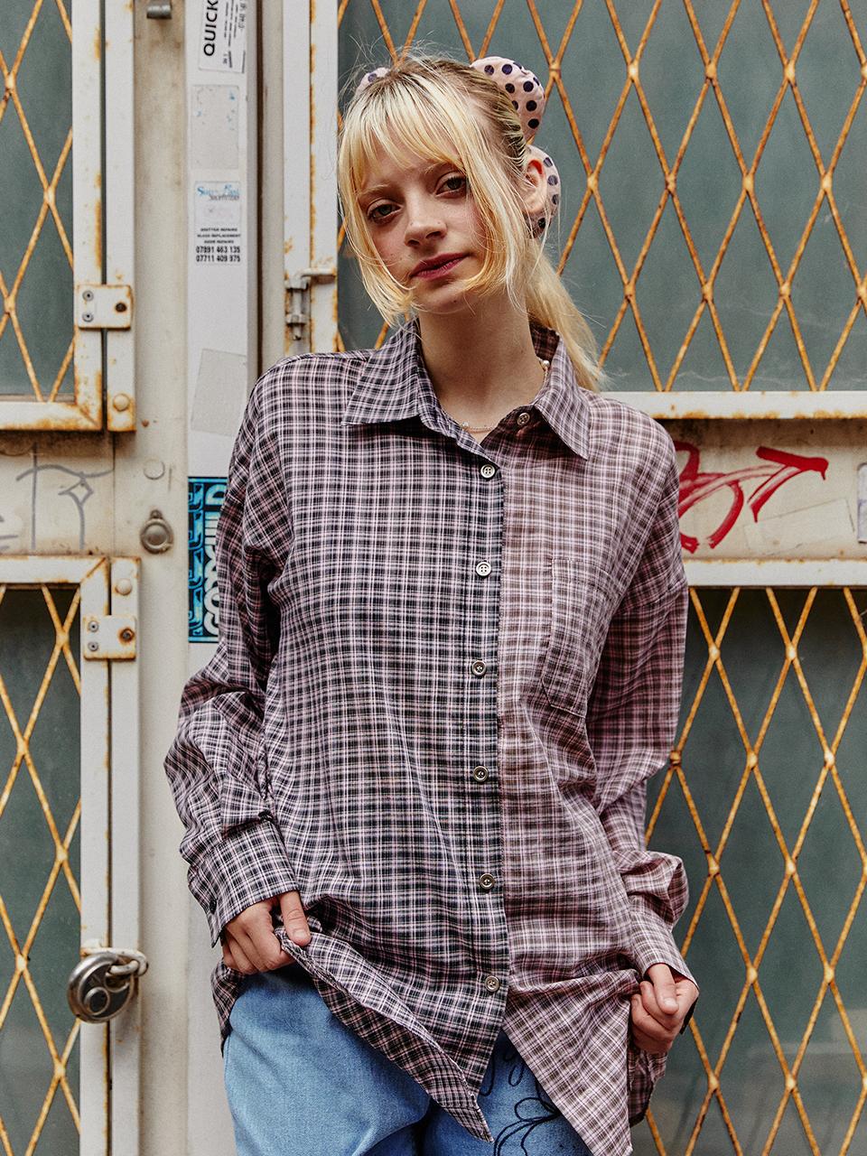 Tilda Matilda Асура Клетчатая рубашка_Розовая Free