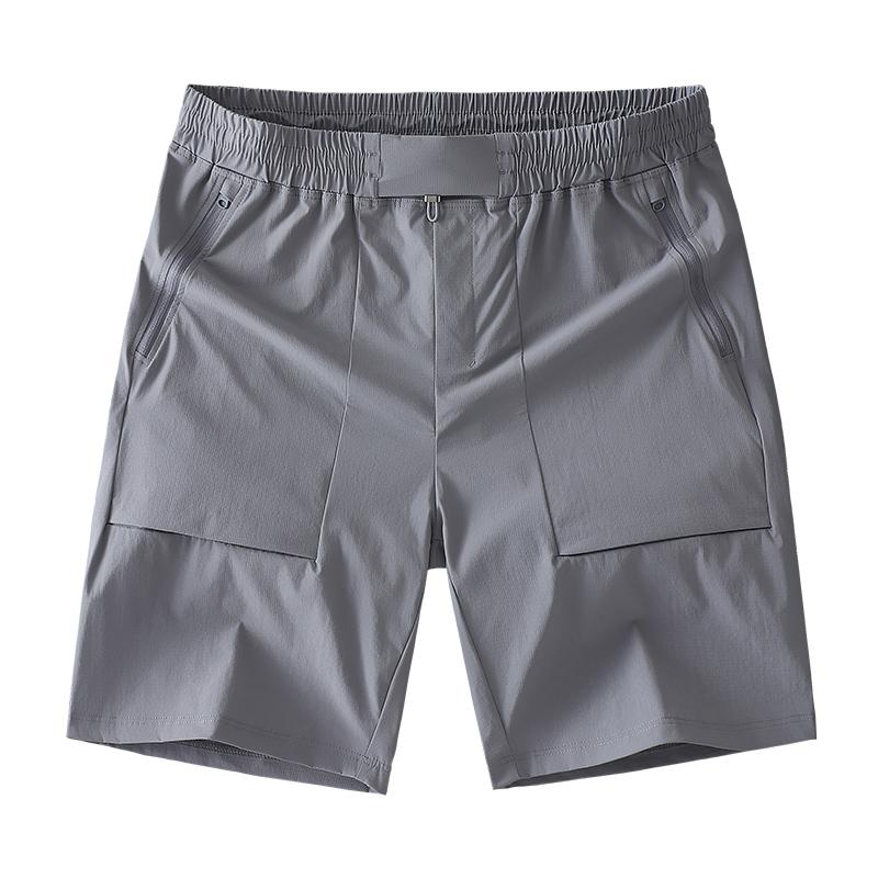 Summer Casual Men's Loose Straight Leg Five Quarter Pants Sports Shorts