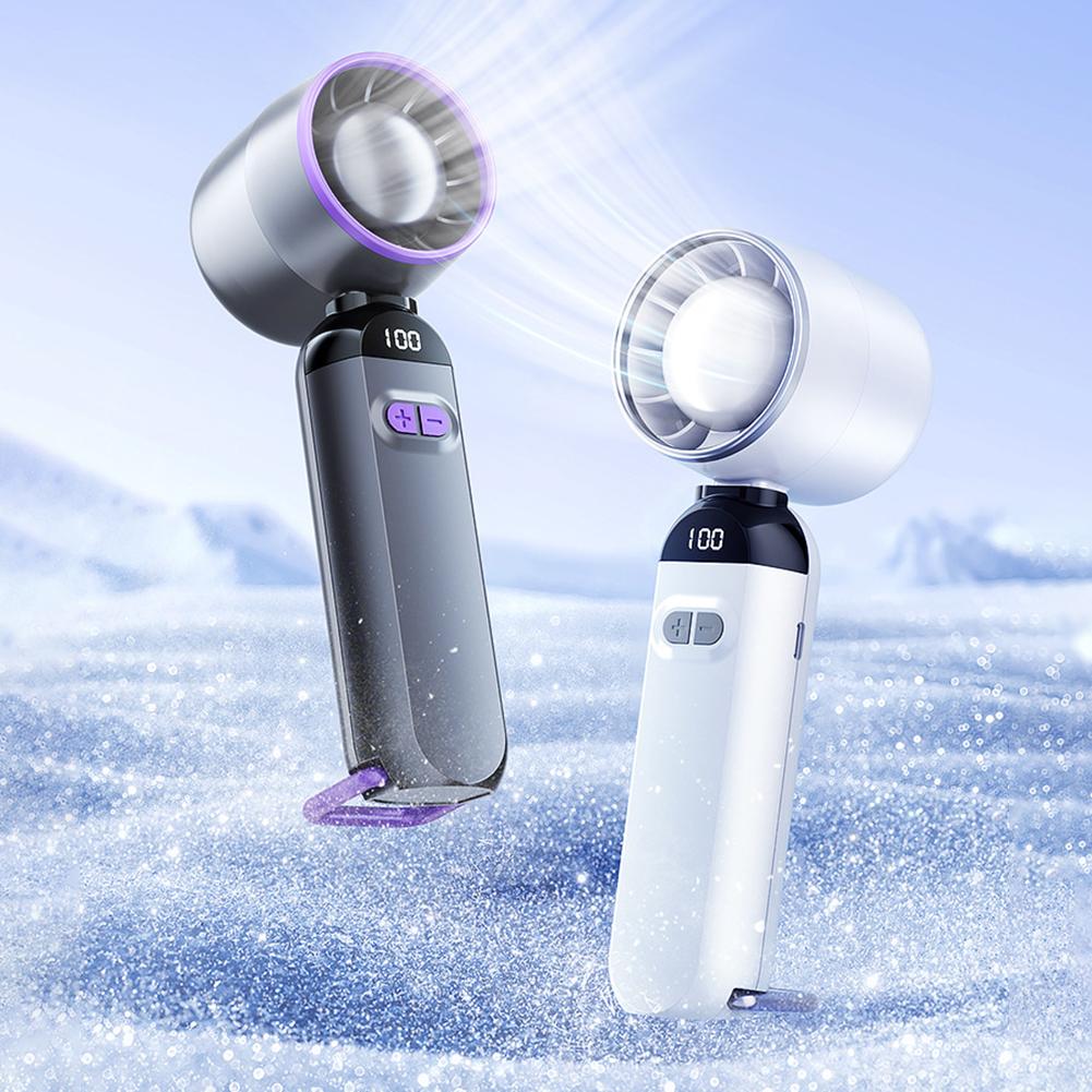 Handheld Fan with Adjustable Wind Speed for Outdoor Activities and Travel Compact and Portable Cooling Solution