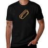Hotdog Neon TShirt Simple Graphic Design TShirt