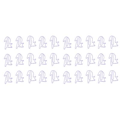30PCS Iron Paperclip Bookmark Cat Shaped Clip File Business Card Holder Office Supplies