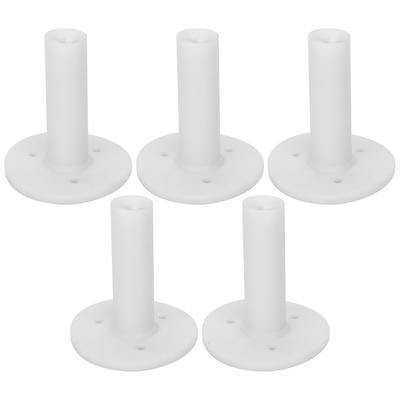 5pcs Rubber Golf Tees Driving Range Golf Training Ball Tees Holder for Practice Mat
