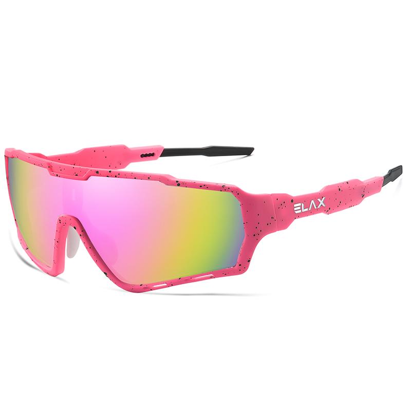 ELAX Brandneue Sonnenbrille Herren Damen Sonnenbrille Angeln Brille UV400 Radfahren Wandern Baseball Softball Outdoor Sport Brille