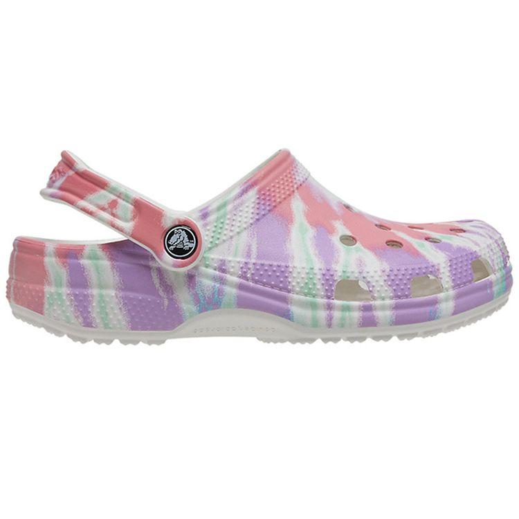 Crocs Classic Clog Tie Dye Fresco Men Sneakers Pink White Aqua 205453-6SN
