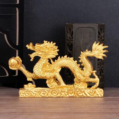 Art Dragon Zodiac Statue Desktop Decor Animals Sculpture Micro Landscape Dragon Ornaments Home