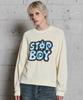 HOODHOOD Star Boy Flocked Knit Ivory