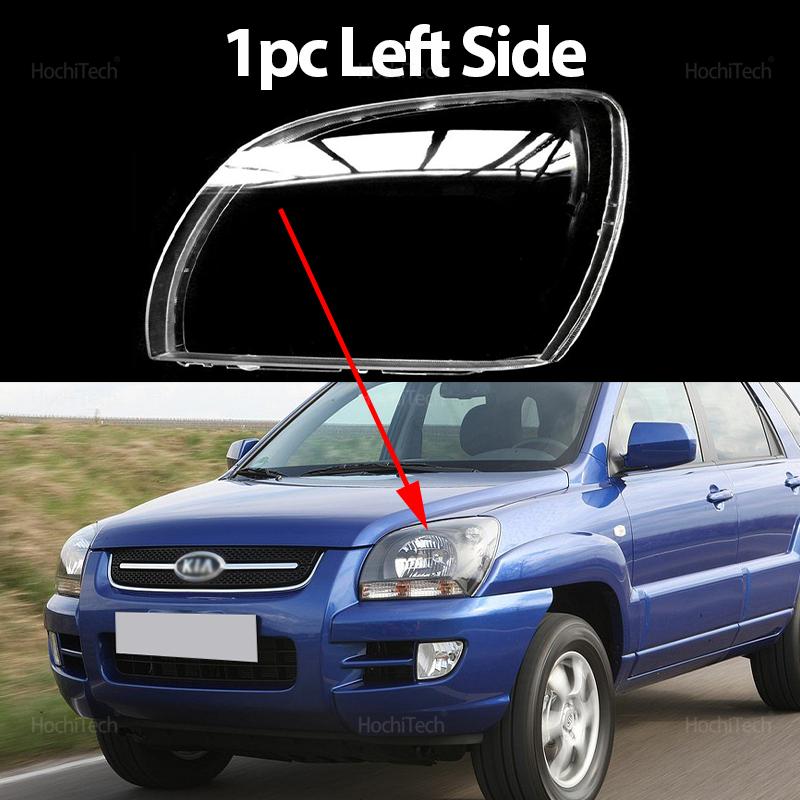 

Для Kia Sportage JE KM 2004 2005 2006 Крышка фары Замена стекла линзы автомобильной фары Передний плафон Автомобильный корпус