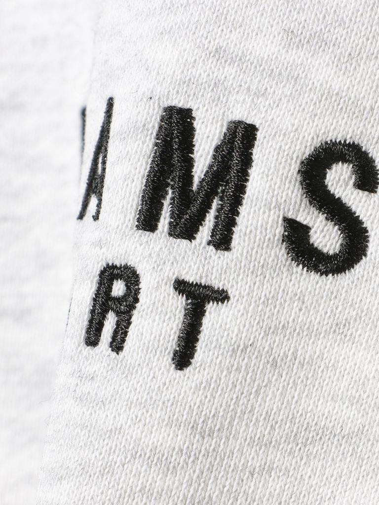 Beams Heart Men's LT.GREY Sweatshirt with Embroidered Logo, Size L