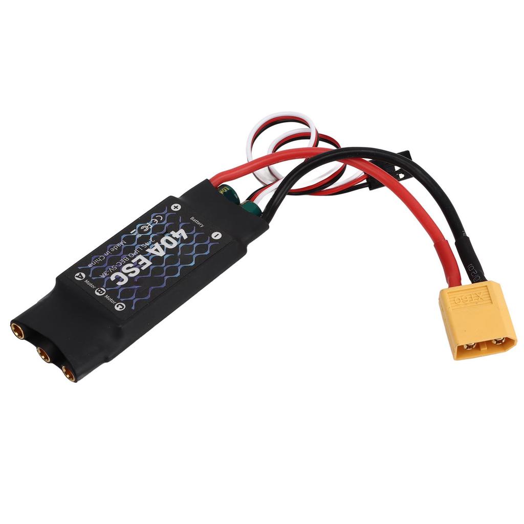 40A ESC 2?4S Electric Speed Controller 5V 3A BEC with XT60 Plug for RC Drone Airplane Brushless