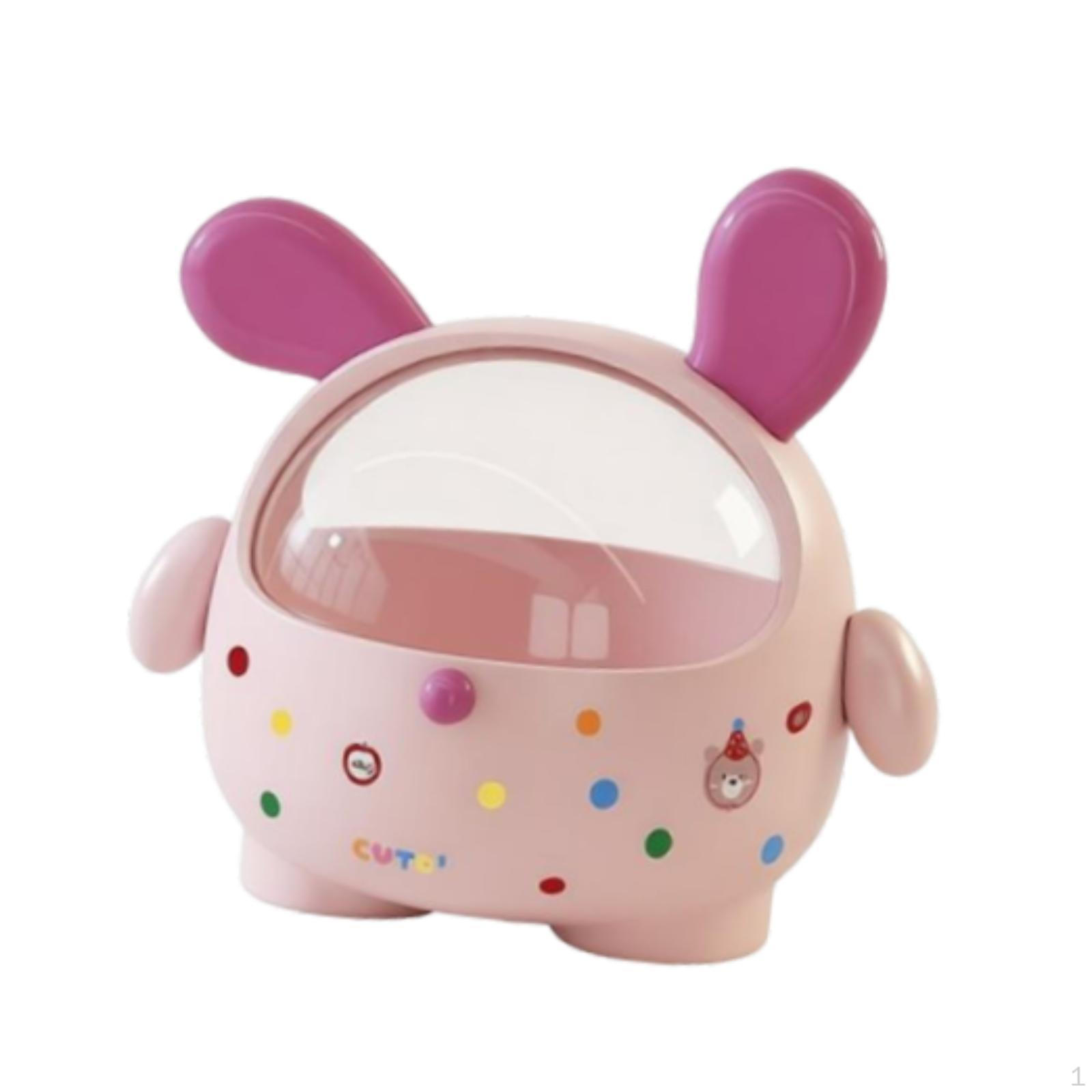 

Candy Storage Box Tin Toy Chest Food Container Kitchen for Kids Girls Boys Bookshelf Living