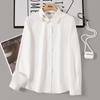 Women's Embroidered Turn-Down Collar Shirt