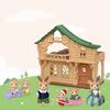 Sylvanian Families Reindeer Family Lakeside Cabin Playset