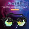 Steampunk Goggles Retro PC ABS with Elastic Band Kaleidoscope   Glasses for Party
