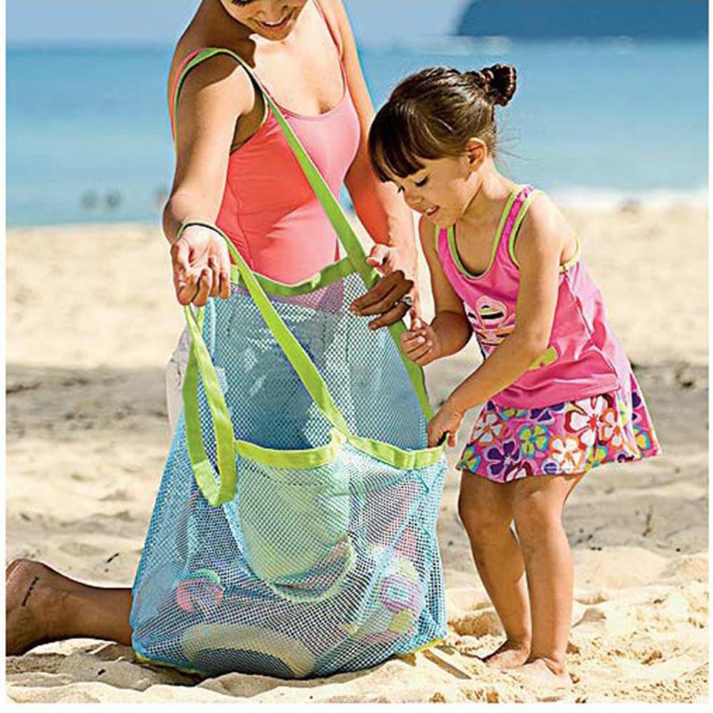 

Quick Storage Bag Beach Toys Clothes Towel Bag Toy Storage Bag Sand Away Beach Bag Mesh Storage Bag синій