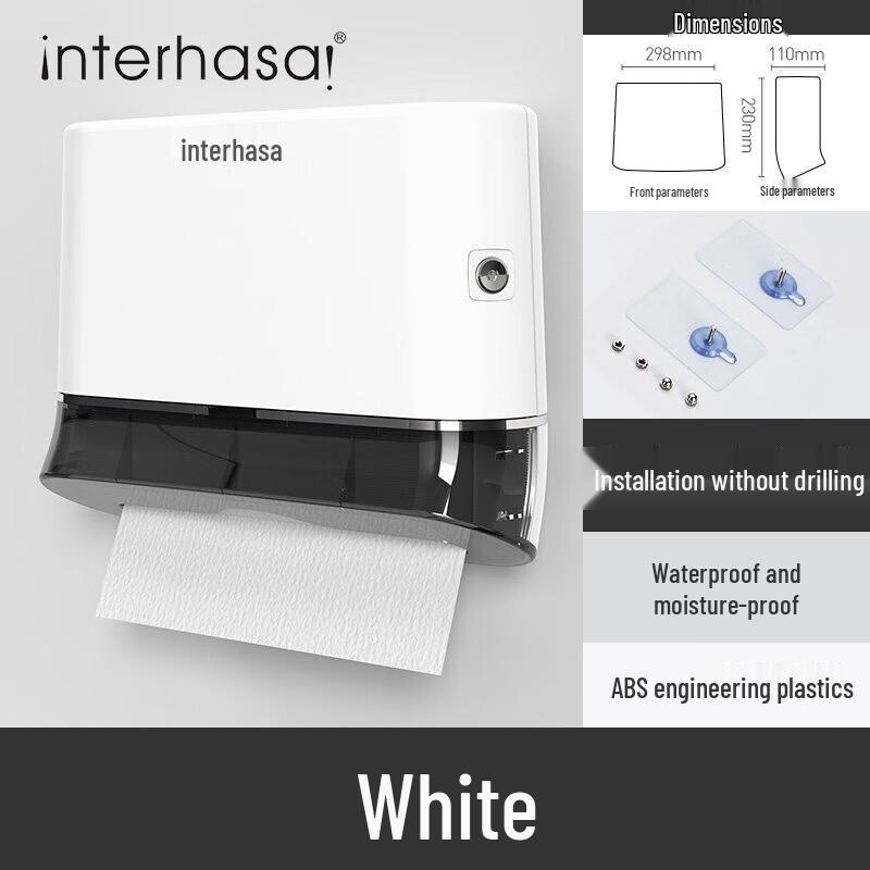 Interhasa Wall-Mounted Bathroom Tissue Dispenser