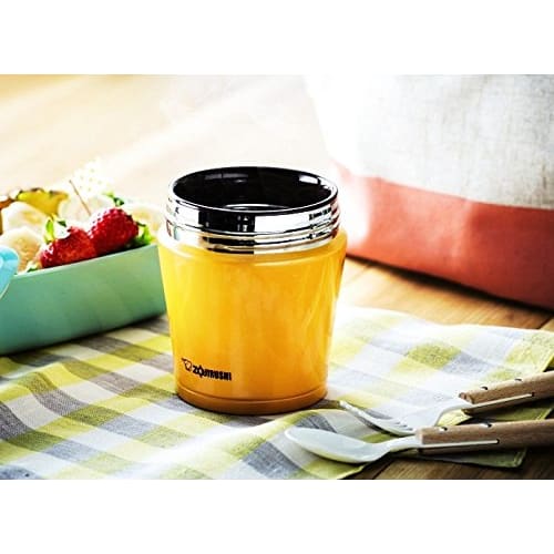 ZOJIRUSHI Stainless Steel Vacuum Insulated Food Jar Lunch Box Warm/Cold Wide Mouth 260ml Blue SW-GD26-AP