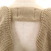 TAN Made In Japan Wool Blend Long Sleeve Knit Bolero F Beige Women Used