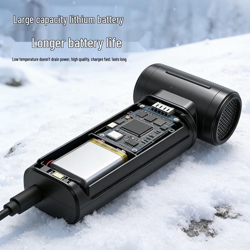 High-Quality Portable Mini Fan with Smart Digital Display – Outdoor Handheld Design