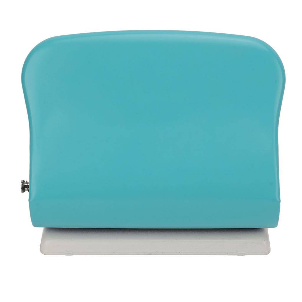 Hole Punch Metal Body Incisive Plastic Bottom Pad 10 Holes Handheld Paper Punch for Bookbinding Documentation
