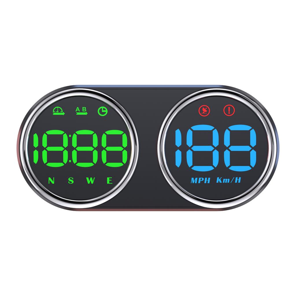 4 inch Auto Head-up Display HUD Multiple Display Color Digital Speedometer With Clock Overspeed Alarm Universal Vehicle
