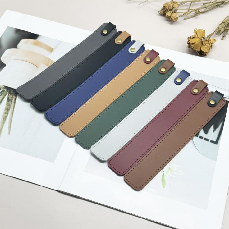 PU Leather Bookmarks Set Decorative Bookmarks Book Page Holder Gifting For Book Lovers Teachers Students Reading Aid