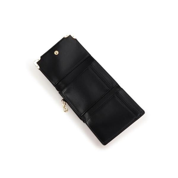 Samantha Vega Circle Lock Folding White Wallet/Mini Wallet, Women's,