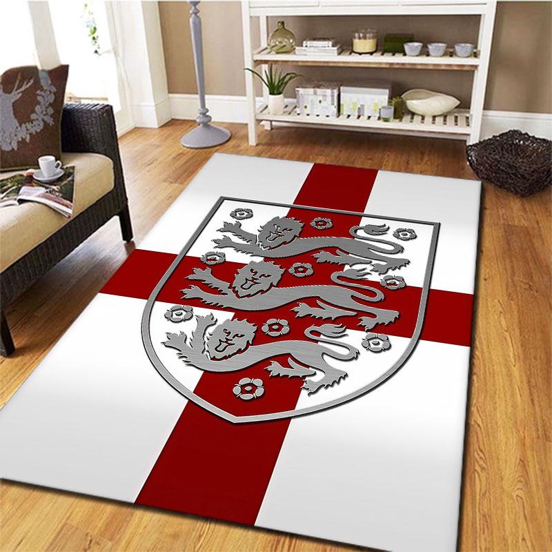 England National Football Team Carpet Rug for Living Room Bedroom Home Sofa Decoration,Kids Play Non-slip Floor Mat