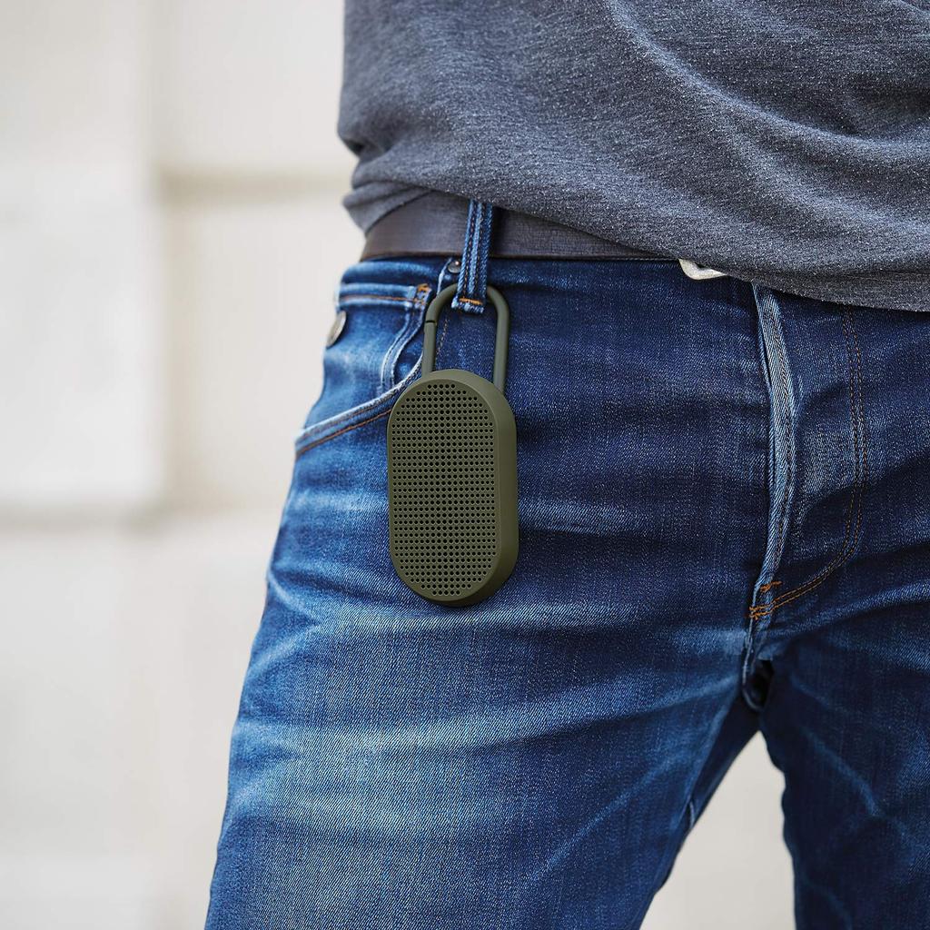 Perfect for Bluetooth waterproof speaker with carabiner LEXON MINO T LA124K9 MATT KAKHI outdoors!