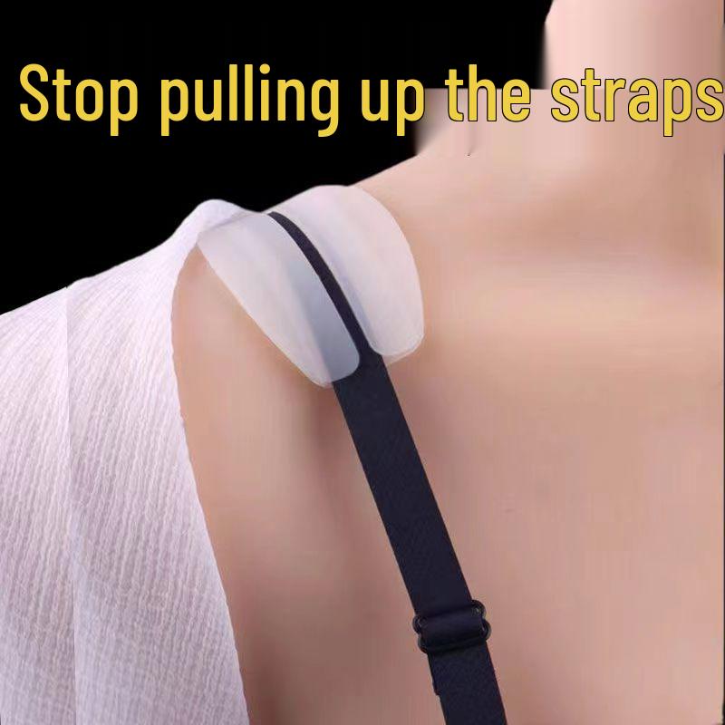 Silicone Anti-Slip Seamless Bra Shoulder Straps and Invisible Stickers