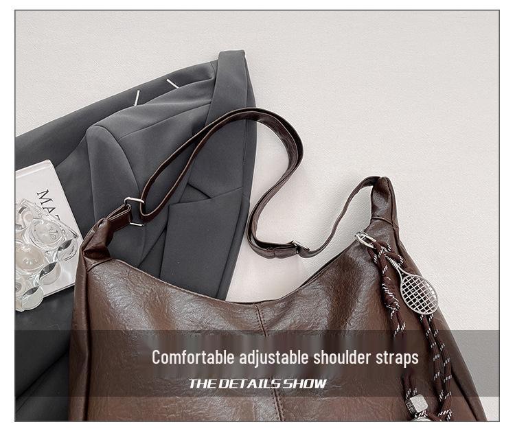 Women's Large Capacity Autumn Fashion Shoulder Crossbody Bag - High-Quality Texture, Versatile Dumpling Design