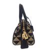PRADA  1BB846 2WAY bag black/beige polyester/Safiano Women