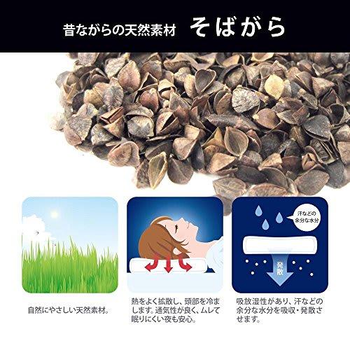 MORIPiLO (Morishita) Buckwheat Husk Pillow, Made in Japan, Firm (Japanese Comfort), Washable, Includes Pillowcase, 100% Cotton, Japanese Pattern, Heat