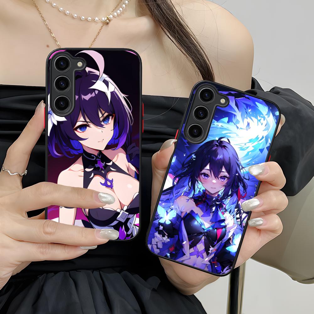 HSR Seele Silicone Mobile Phone Case for Samsung Galaxy S26 S25 S24 S23 S22 S21 Plus FE Ultra Colorful Cover