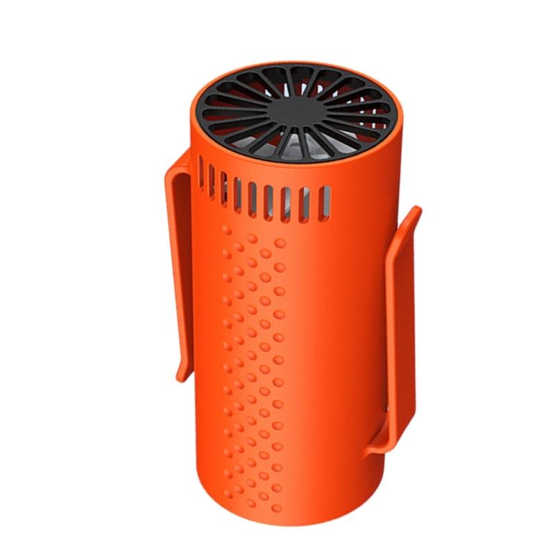 Wearable Waist Fan Small Clip Fan Rechargable Cooling Fan ABS Texture Portable Fan Present for Sports Enthusiasts