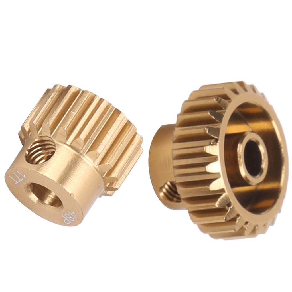 5PCS 7075 Aluminum Alloy 48P Pinion Gear Set Motor Gears Kit for 1/10 RC Car (17T?25T)