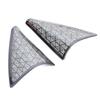 For BMW 5 Series G60 2024-2026 Stainless Steel Black Car A-pillar Tweeter Grille Cover Trim Interior Car Accessories