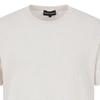 Emporio Armani FW22 Solid Color Crew Neck Pullover Sweater Men Sweater White 6L1MY11-MF1Z1-0103