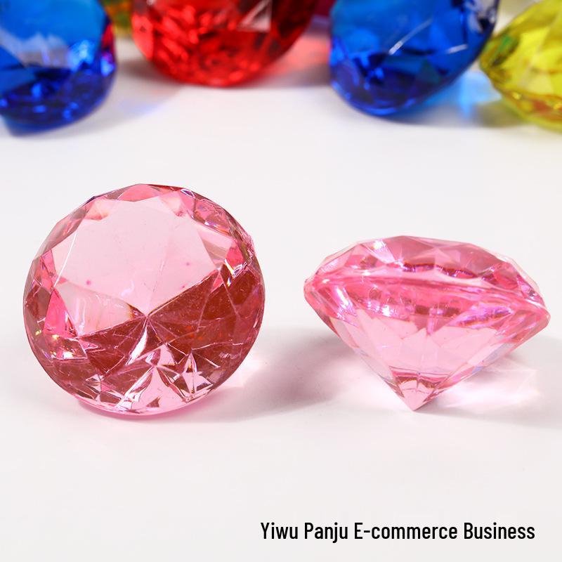6CM Gemstone Ornament: Acrylic Toy Crystal Excavator & Archaeological Gemstones