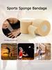 Cushion Racquet Grip Sponge Badminton Racket Handle Buffer Bottom Film Adjustable Shock Absorbing for Sports Accessories