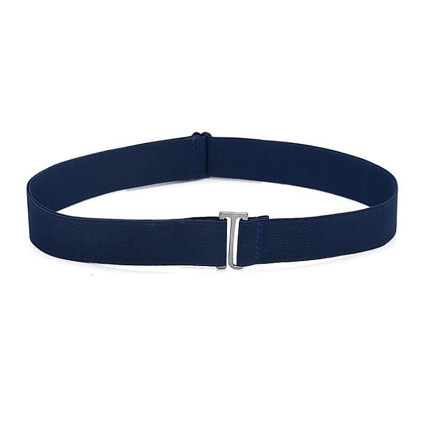 Women Fashion Adjust Slim Elastic Invisible Belt Simple Lazy Belt Fat Elastic Belt Seamless Jeans Belt
