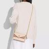 Coach Aster Color Block Minimalist Leather Envelope Shoulder Bag Women Shoulder Bag Beige Pink C0836-B4SB7